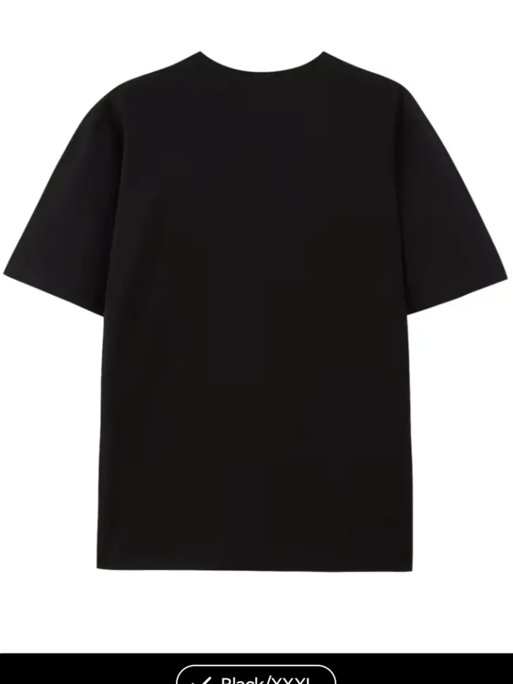 Classic Men's Black Crew Neck T-Shirt